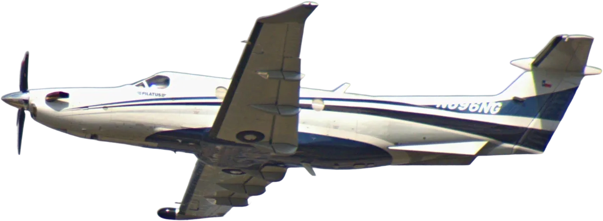 Pilatus PC-12 en vol